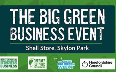 Come and see us at the Big Green Business Event, 11th June