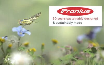 Sustainability is part of Fronius’ DNA