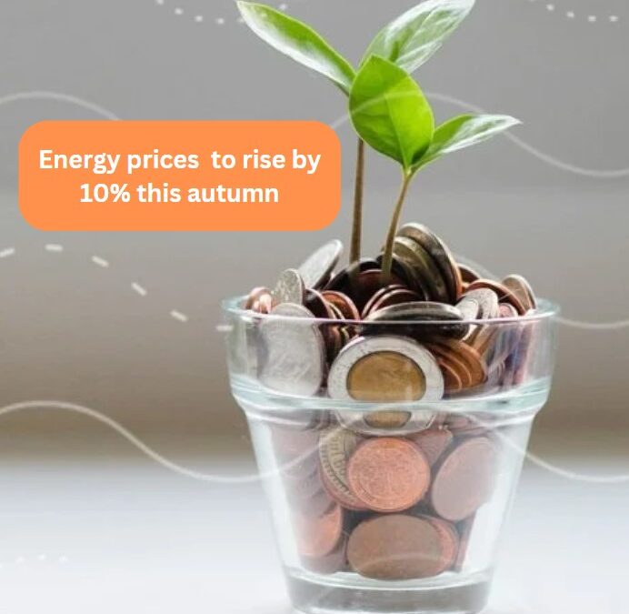 Energy prices for typical household to rise by 10%